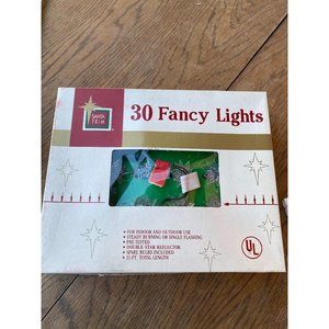 AS IS Vintage plastic star Christmas lights